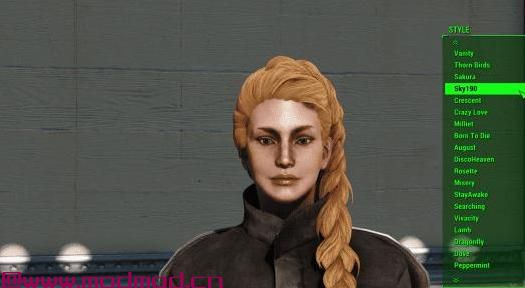 辐射4MOD 英联邦削减 - 香草比赛头发再造