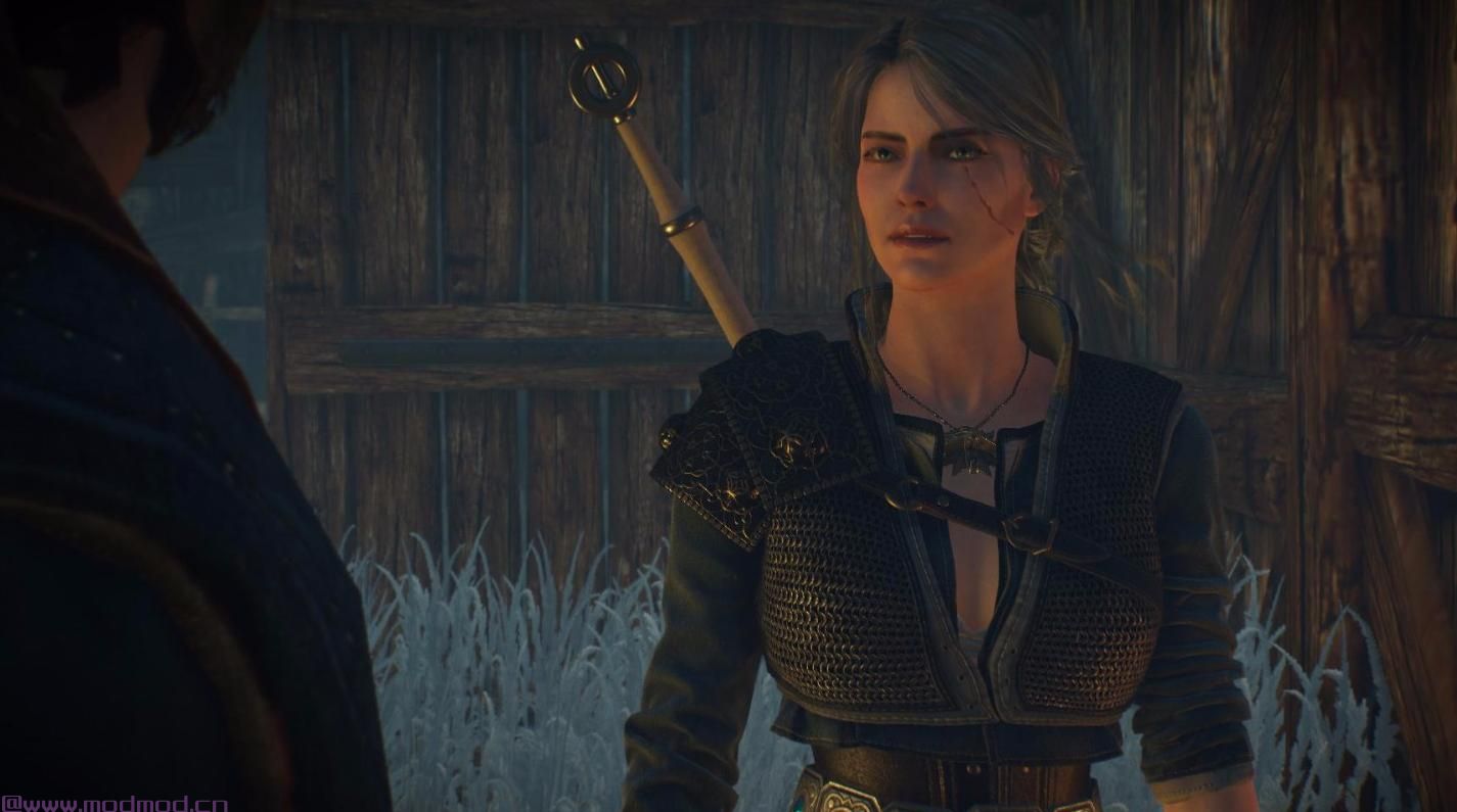 巫师3：狂猎MOD Permanent wolf medallion for Ciri（希里狼徽章）