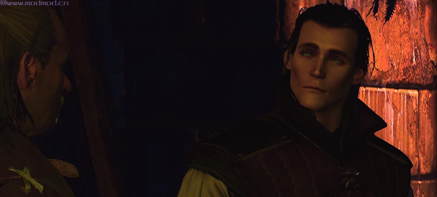 巫师3：狂猎MOD Geralt of Rivia to Loki of Asgard（洛基面部）