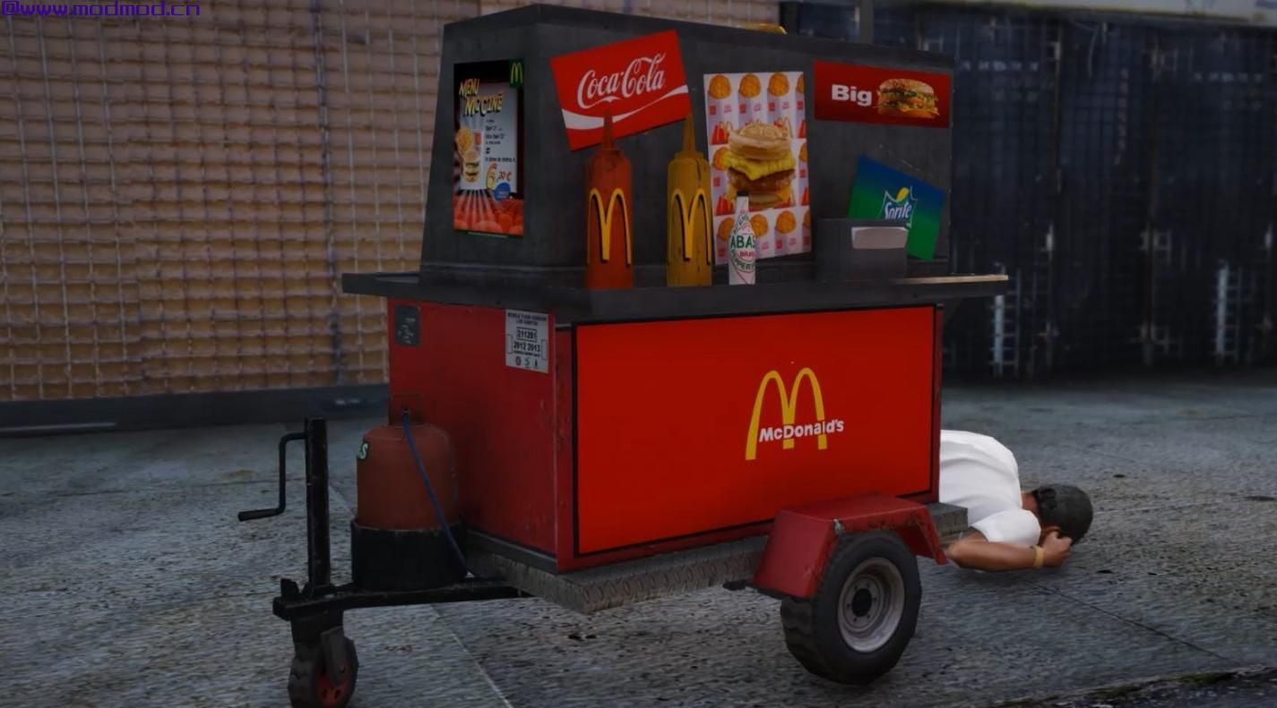 侠盗猎车手5「GTA5」Mod: MCDONALDS STAND