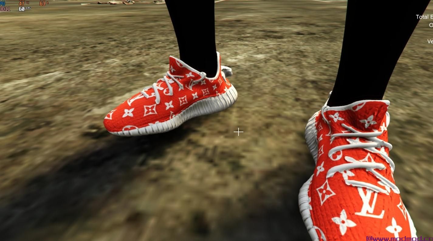 侠盗猎车手5「GTA5」Mod: Louis Vuitton X Supreme Yeezy