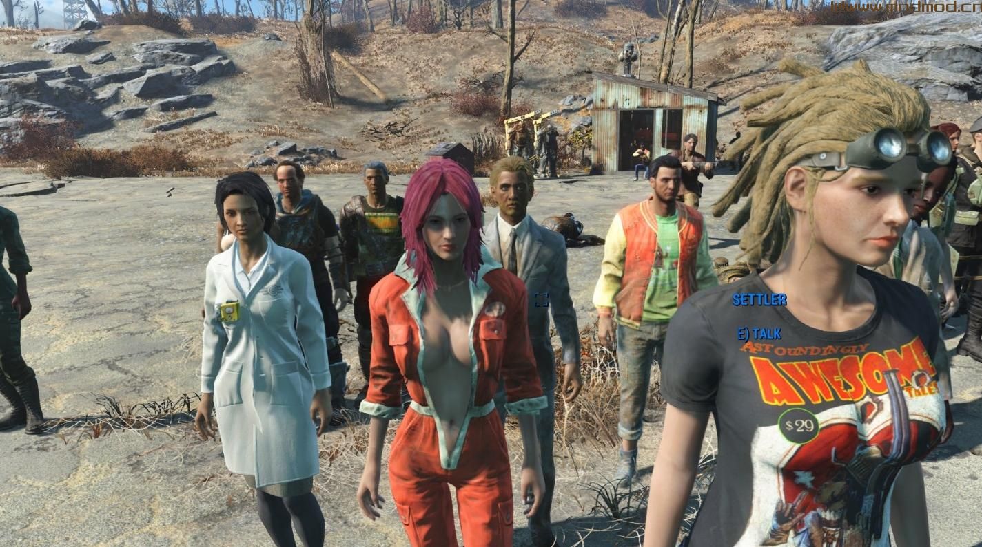 辐射4MOD 更好的居民