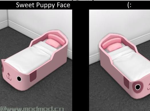 模拟人生4MOD Toddlers Puppy Bed 幼儿床