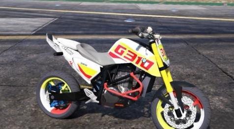 侠盗猎车手5「GTA5」Mod: KTM Duke 690 / BMW G310 Stunt replica