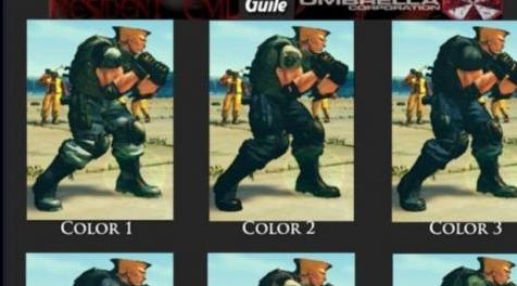 终极街霸4MOD guile resident evil outfit