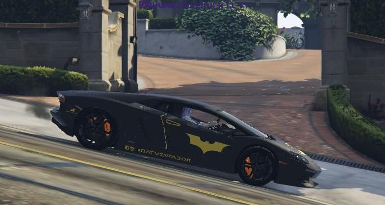 侠盗猎车手5「GTA5」Mod: [Livery] Lamborghini Aventador LP700-4 ’BATVENTADOR’