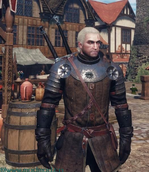 巫师3：狂猎MOD 重新着色的Cidarian骑兵盔甲