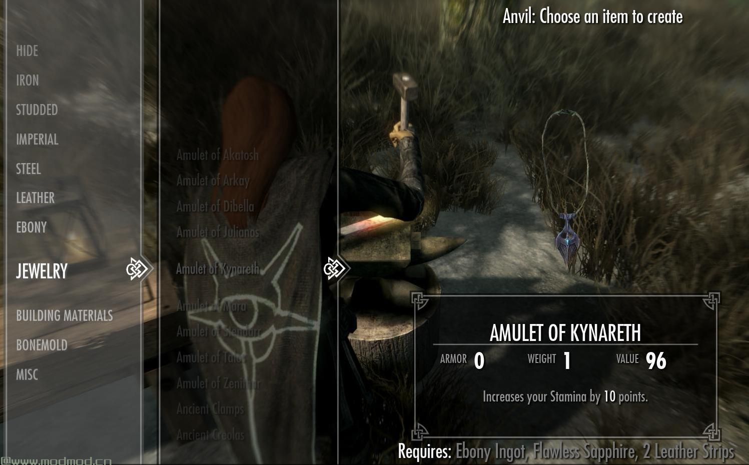 上古卷轴5：重置版MOD 制作更多珠宝