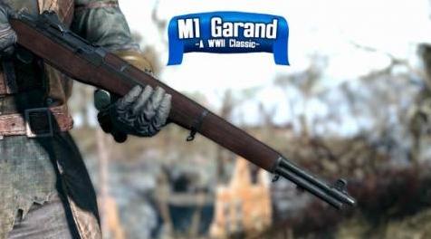 辐射4MOD M1 加兰德  - 第二次世界大战经典