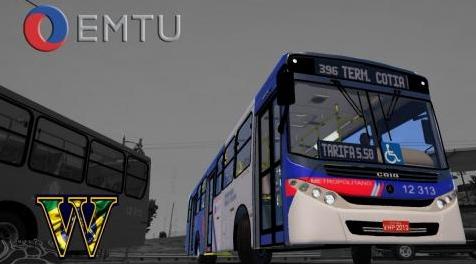 侠盗猎车手5「GTA5」Mod: Urban Bus Caio Apache Vip EMTU圣保罗巴西 - 巴西巴士