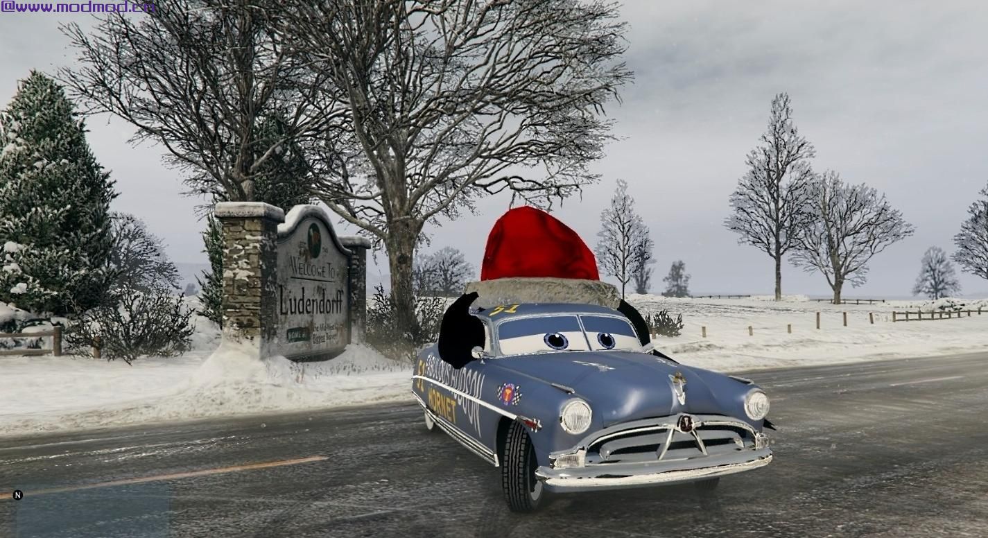侠盗猎车手5「GTA5」Mod: （迪士尼汽车）圣诞节[替换]总部