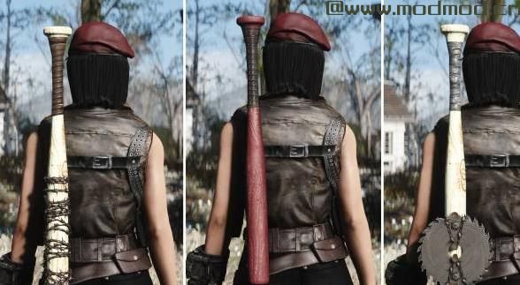 辐射4MOD 只是可见的手持武器
