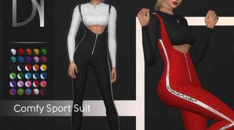 模拟人生4MOD Comfy Sport Suit 运动套装