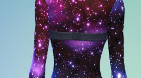 模拟人生4MOD Full Body Galaxy Tattoo 银河纹身