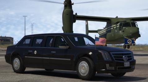 侠盗猎车手5「GTA5」Mod: 凯迪拉克“野兽”总统国家汽车