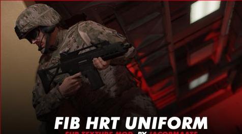 侠盗猎车手5「GTA5」Mod: FIB人质救援队（HRT）Multicam制服