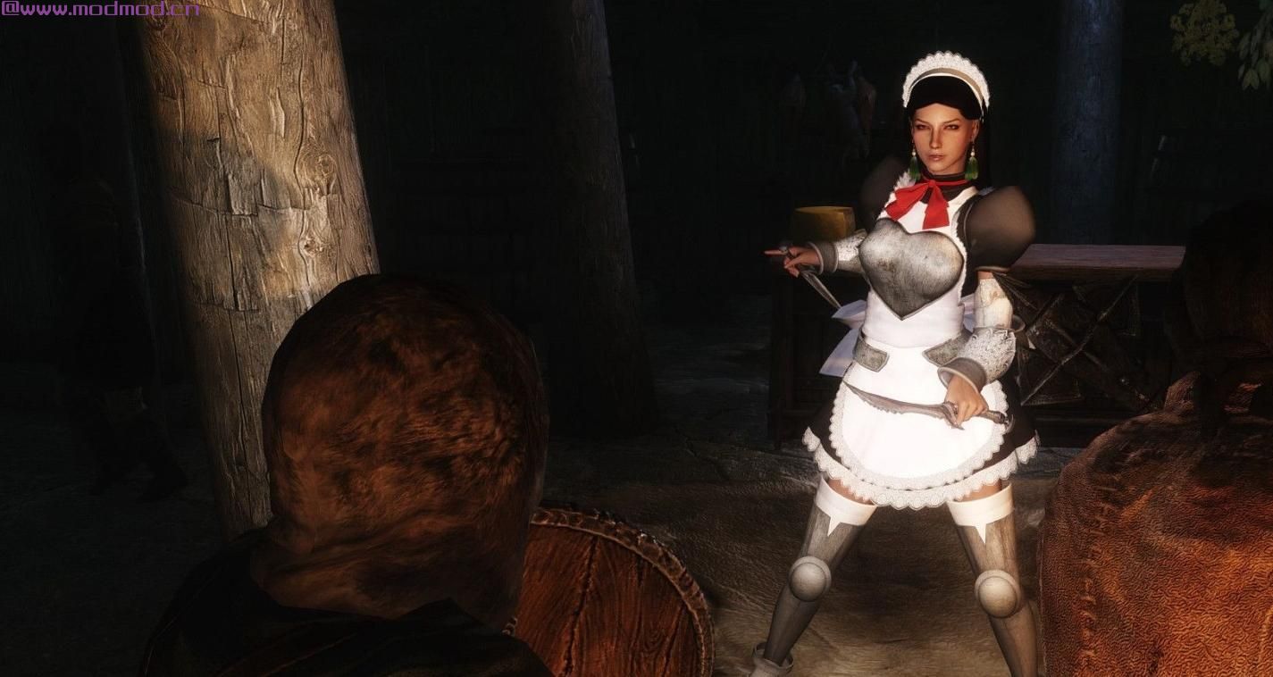 上古卷轴5：天际MOD 战斗女仆装（妨碍战斗的女仆装不是好女仆装）-SPB Maid Armor for UNP Jiggle