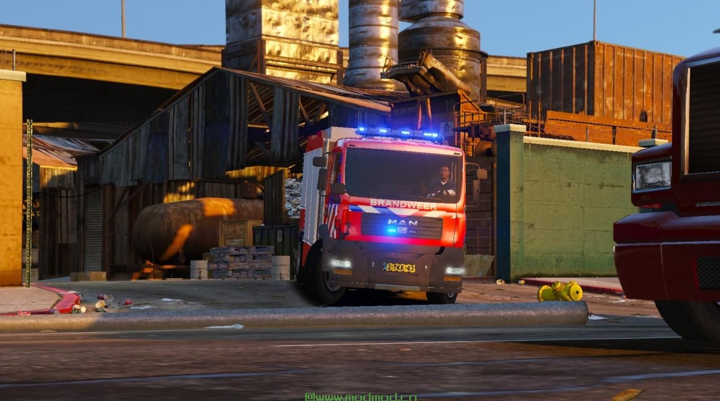 侠盗猎车手5「GTA5」Mod: MAN TGL紧急车辆消防队NHN