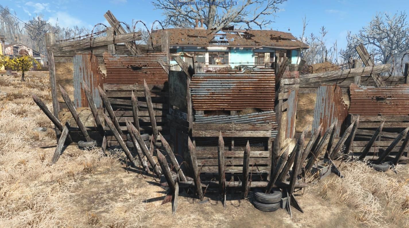 辐射4MOD 易碎的垃圾围栏