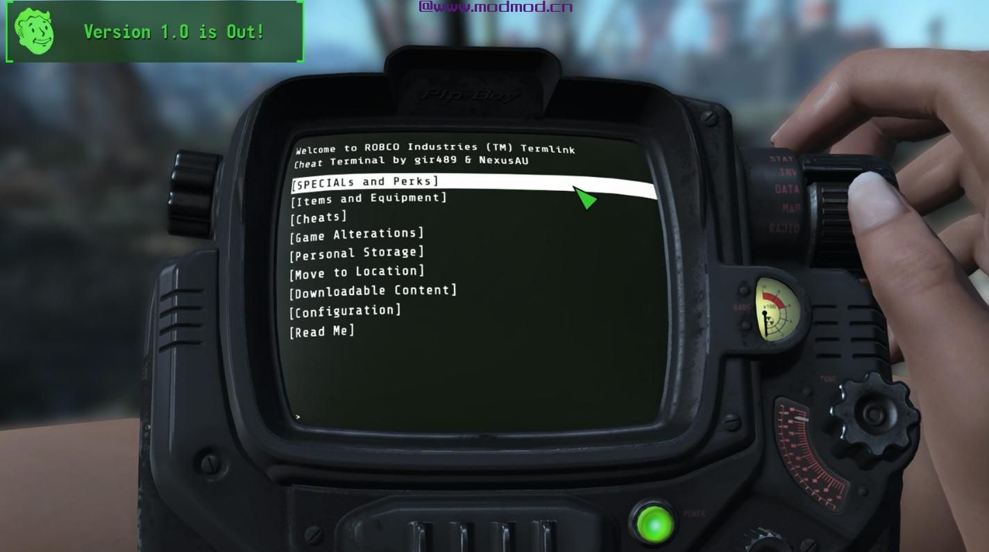 辐射4MOD 作弊终端