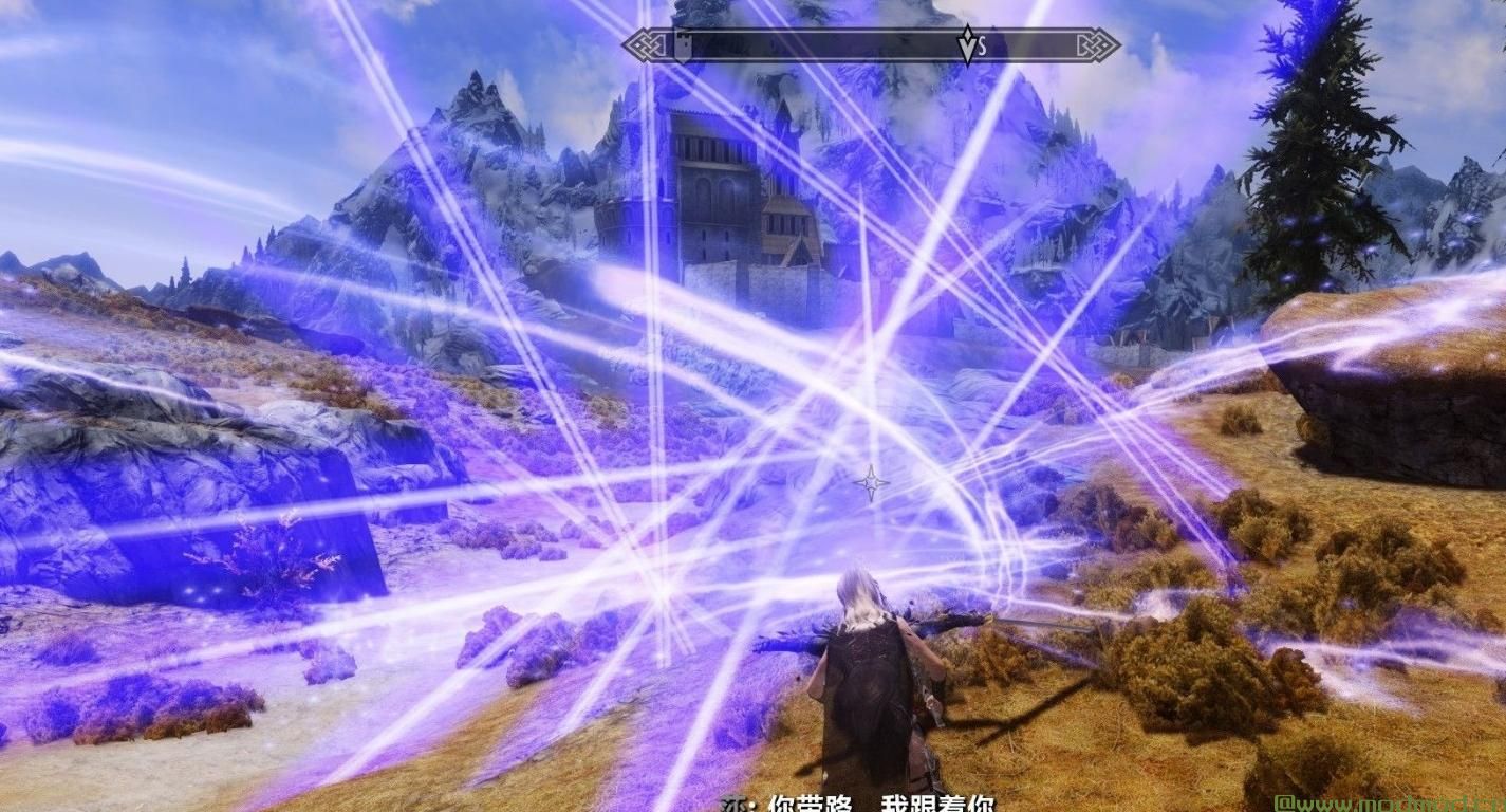 上古卷轴5：天际MOD 【汉化】帅到爆的无双剑斩，有此技能横行天际再无敌手，成为超级屠龙