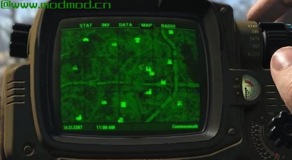 辐射4MOD 卫星世界地图