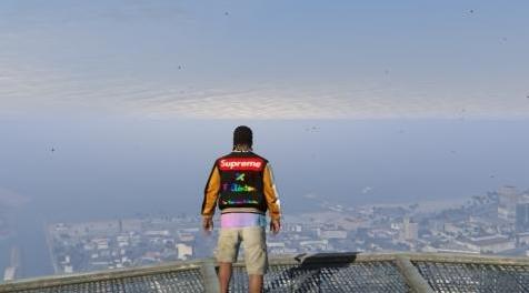 侠盗猎车手5「GTA5」Mod: 至尊X富兰克林克林顿彩虹系列外套（替换）