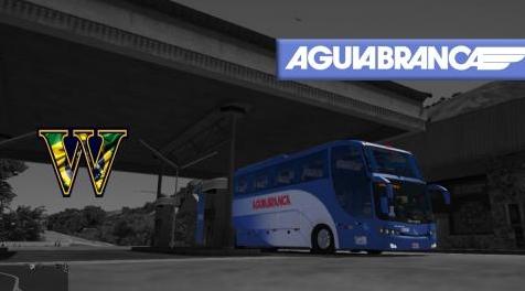 侠盗猎车手5「GTA5」Mod: 巴士ViaçãoÁguiaBrancaMarcopolo G6 Turismo Brasil  - 巴西巴士之旅