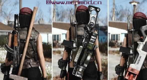 只是可见的手持武器