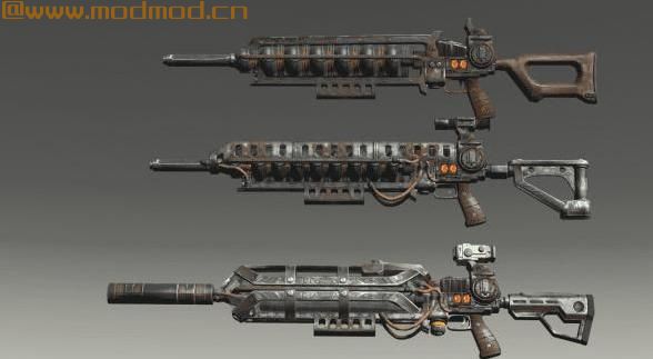 辐射4MOD Tumbajamba的XM73高斯步枪