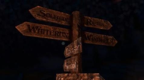 上古卷轴5：重置版MOD Skyland高清路标