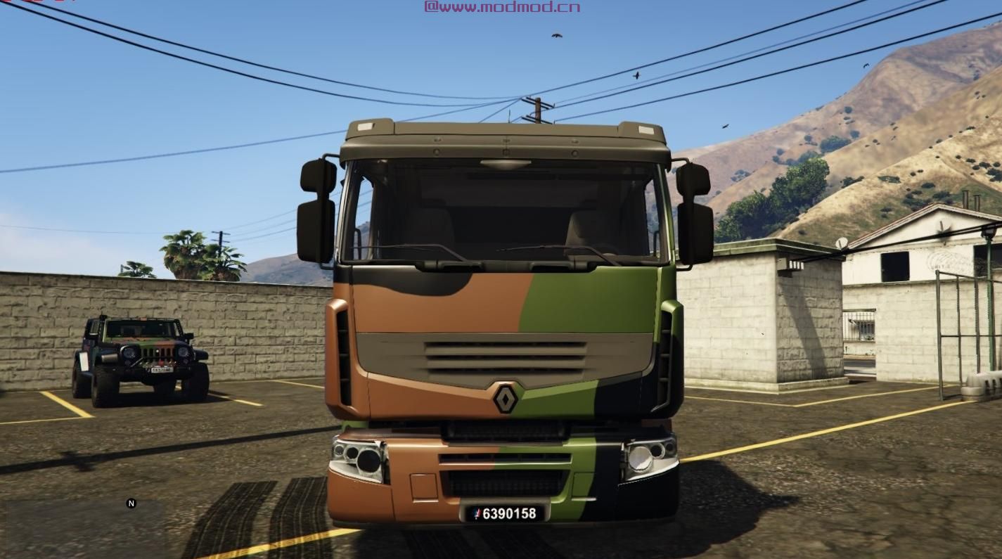 侠盗猎车手5「GTA5」Mod: 雷诺卡车法国“军队”