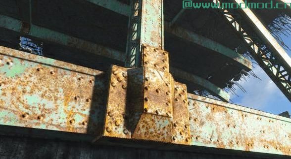 辐射4MOD 生动的辐射 - 道路和桥梁
