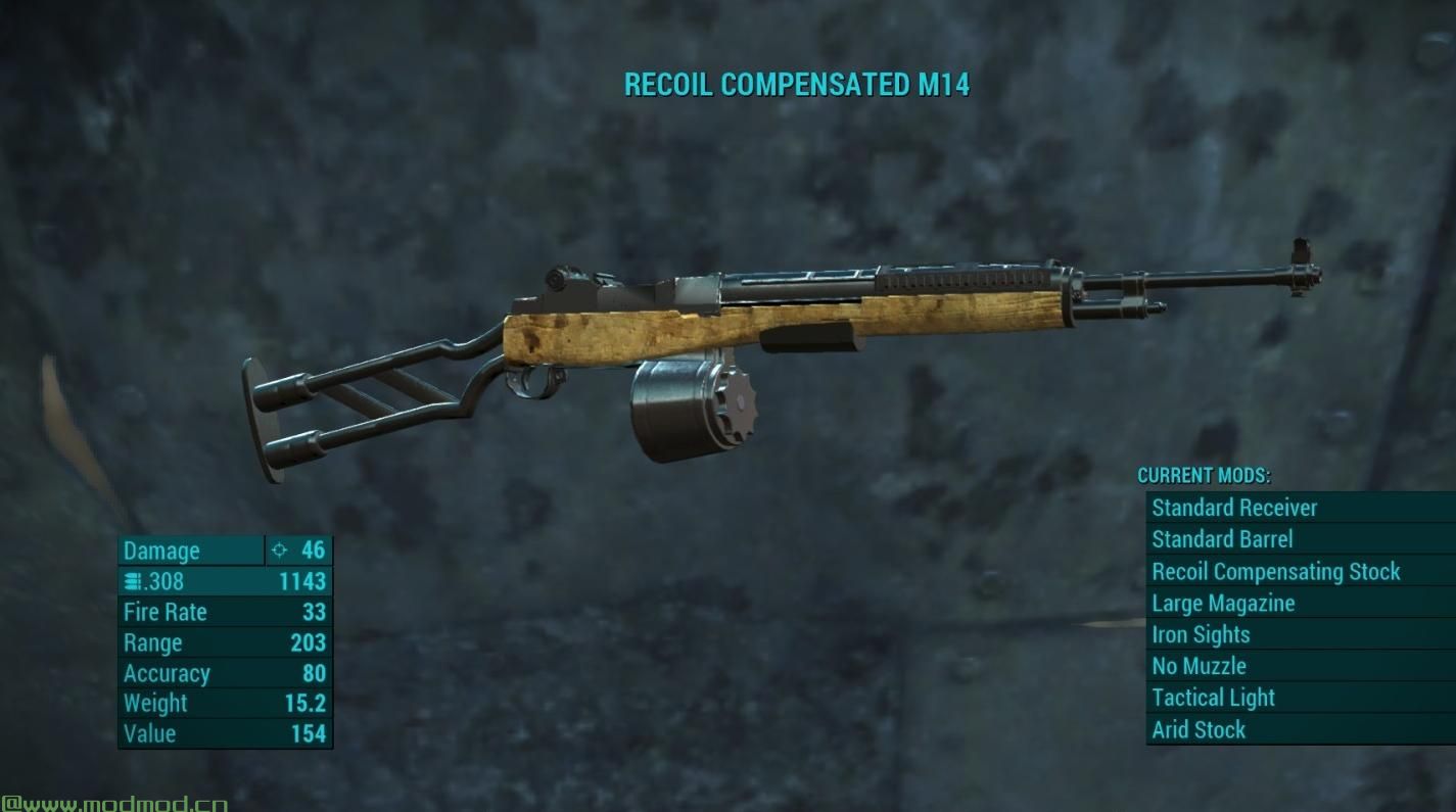 辐射4MOD M14独立步枪