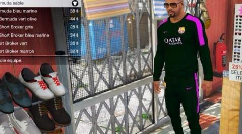 侠盗猎车手5「GTA5」Mod: 训练巴萨