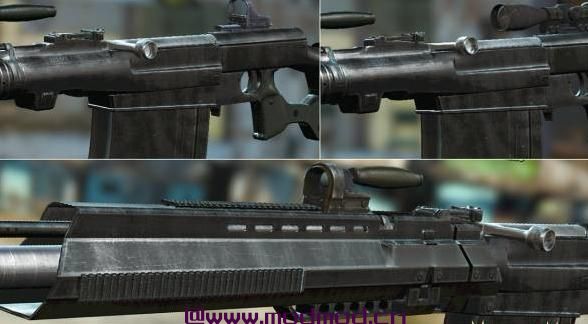 模块化Simonov PTRS-41反坦克步枪