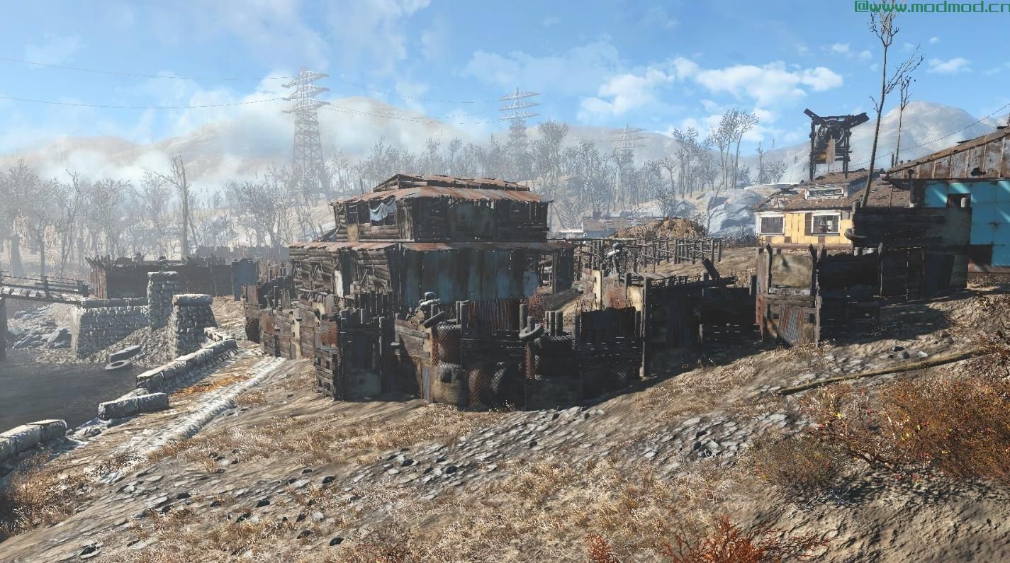 易碎的垃圾围栏