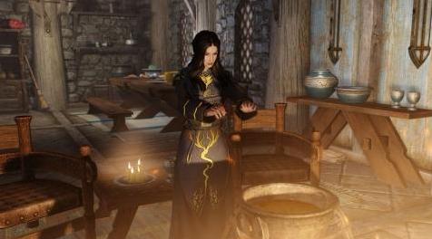 上古卷轴5：天际MOD  神话黎明法袍自改贴图，Mythblue robe一件蓝色的端庄法袍，丧尸绕道(2/20更新三色)