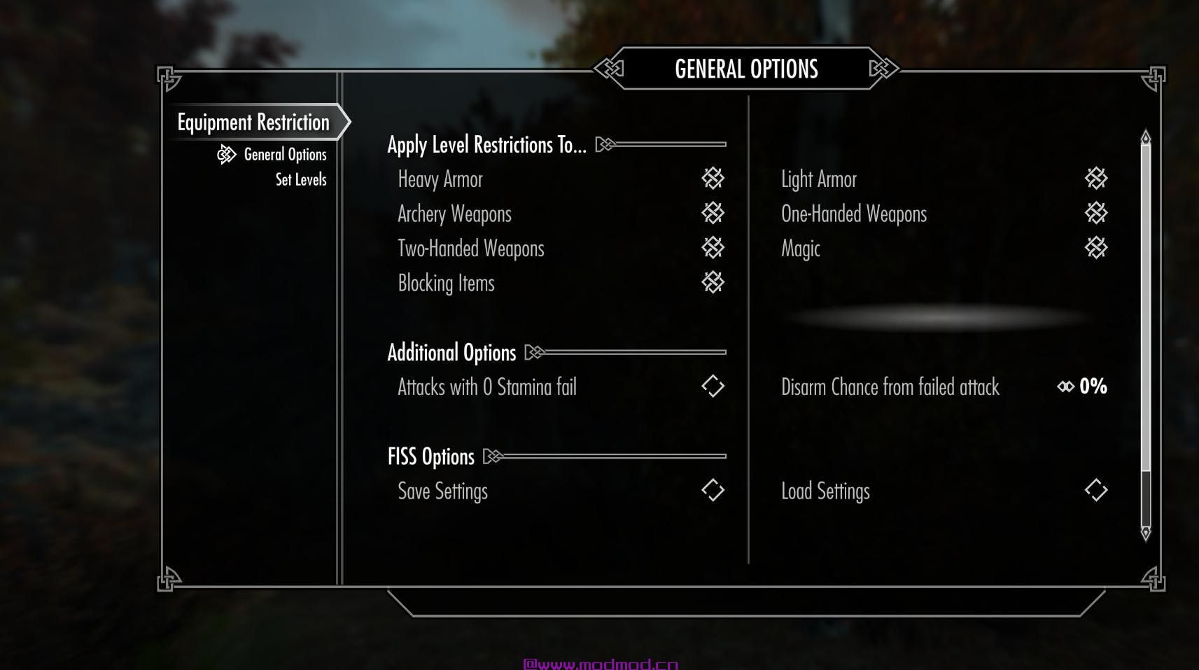 上古卷轴5：重置版MOD TDF设备限制