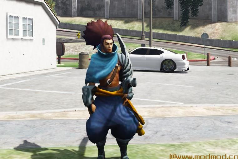 侠盗猎车手5「GTA5」MOD：英雄联盟亚索MOD