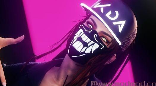 Kda Akali Cap - 发光和Colorswaps