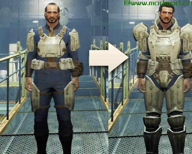 辐射4MOD Craftable Armor Size