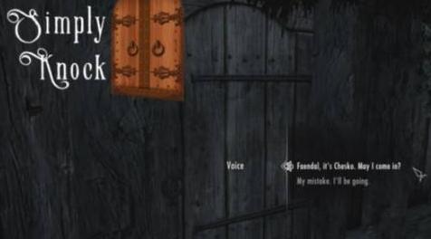 上古卷轴5：天际MOD 【汉化】日常的敲门1.0.6汉化版，身临其境的敲门