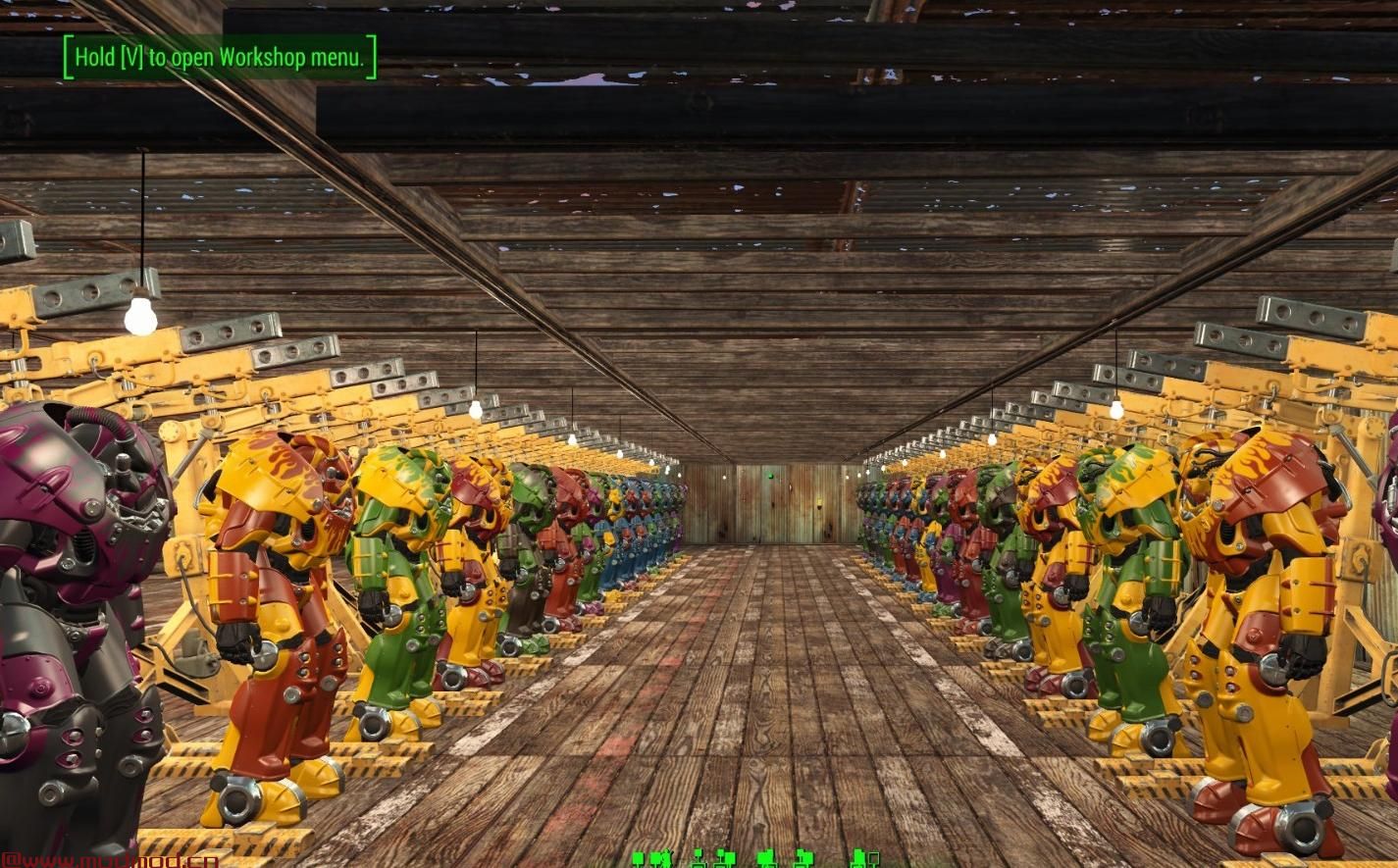 辐射4MOD Worsin沉浸式动力装甲车库（WIPAG）2.5