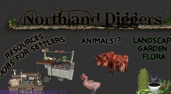 NorthlandDiggers Resources - 动物 - 风景 - 花园等......