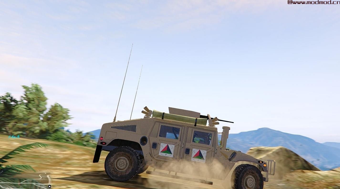 侠盗猎车手5「GTA5」Mod: ANA阿富汗国民军悍马纹理