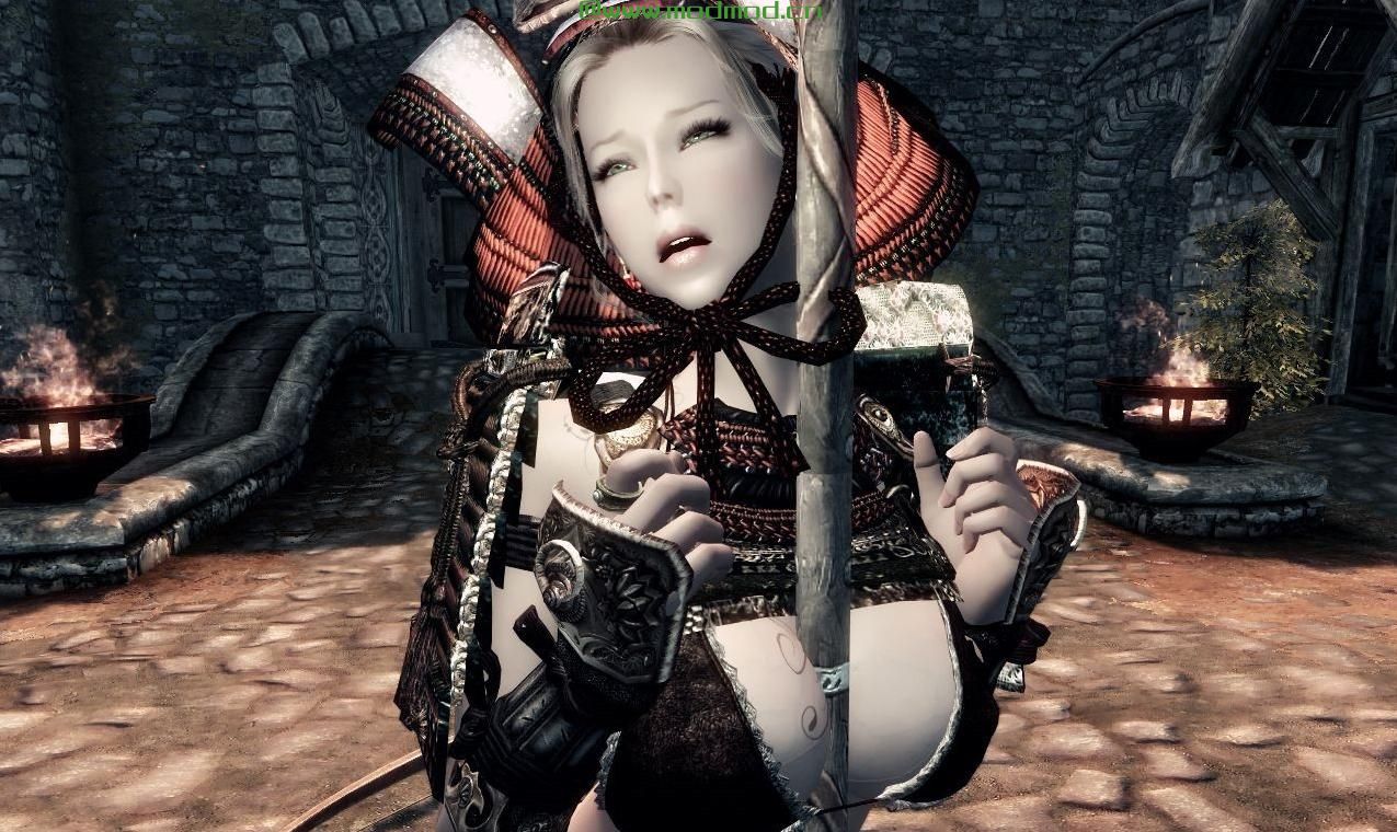 上古卷轴5：天际MOD  华丽的 日本武士铠甲AkabirSamurai 【bodyslide】版