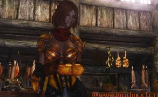 上古卷轴5：天际MOD Demon Hunter Armor V2 整合版，双身形、双色