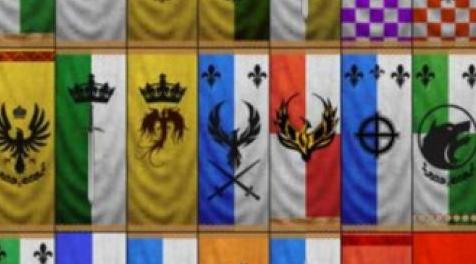 骑马与砍杀MOD New Banners and Photoshop template for banner making 横幅模板