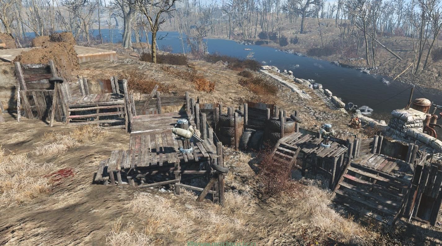 易碎的垃圾围栏